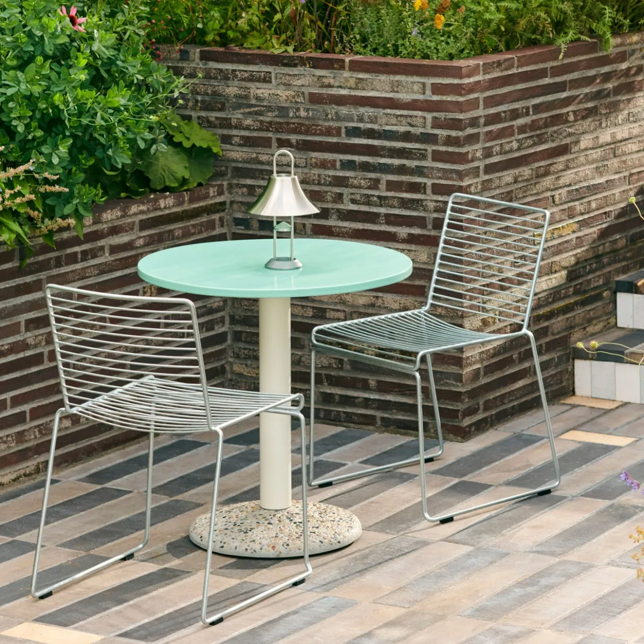 Tuintafel Ceramic Table Ø70 cm mint