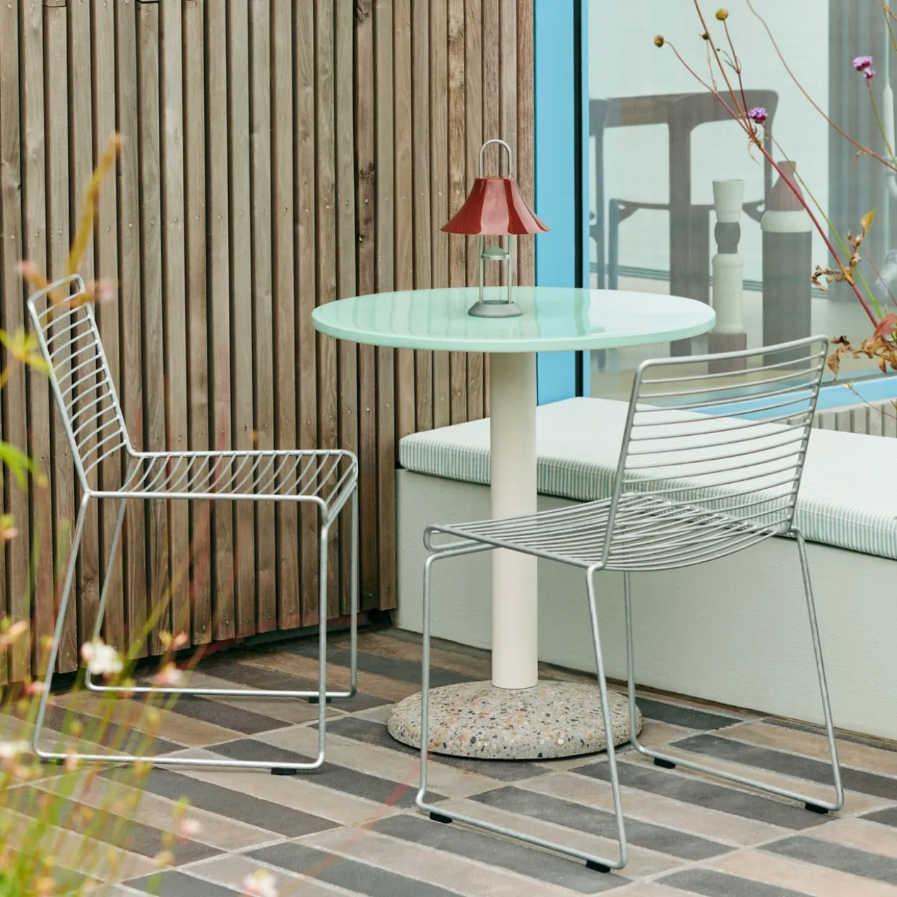 Tuintafel Ceramic Table Ø70 cm mint