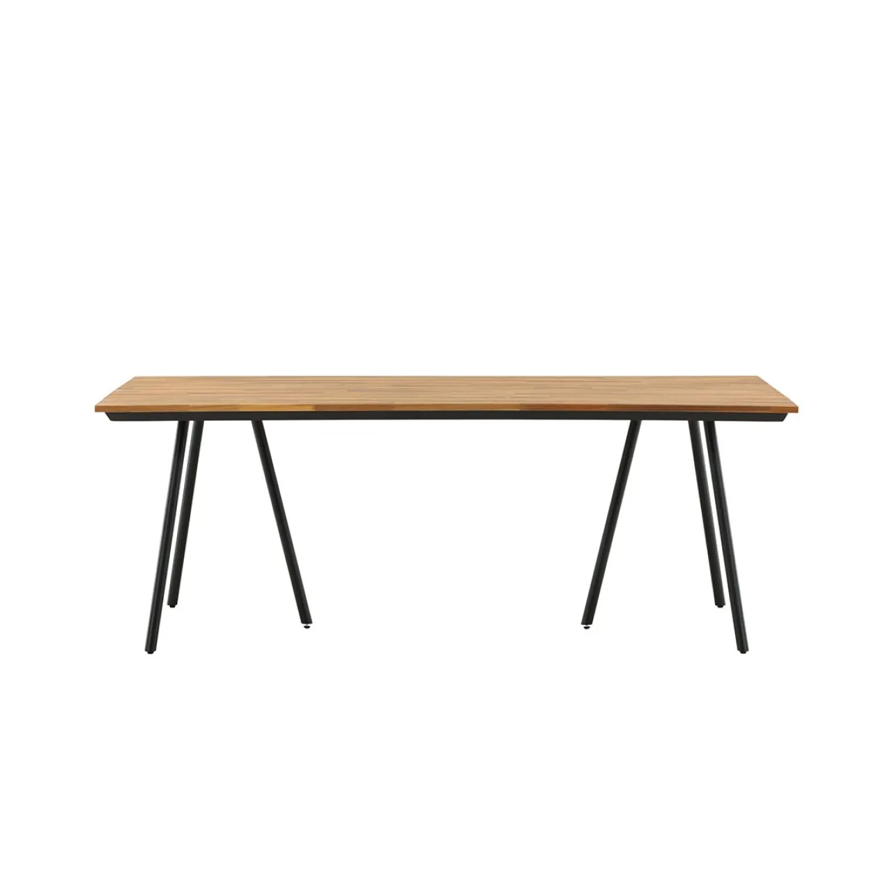 Tuintafel Joshua - met houten blad Zwart