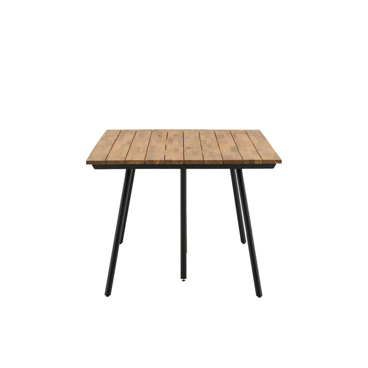 Tuintafel Joshua - met houten blad Zwart