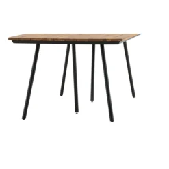 Tuintafel Joshua - met houten blad Zwart