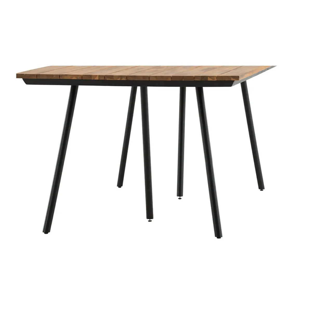 Tuintafel Joshua - met houten blad Zwart