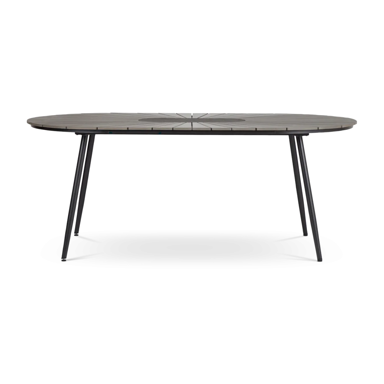 Tuintafel Liam polywood Liam ovalen tuintafel polywood - 195 x 103 cm