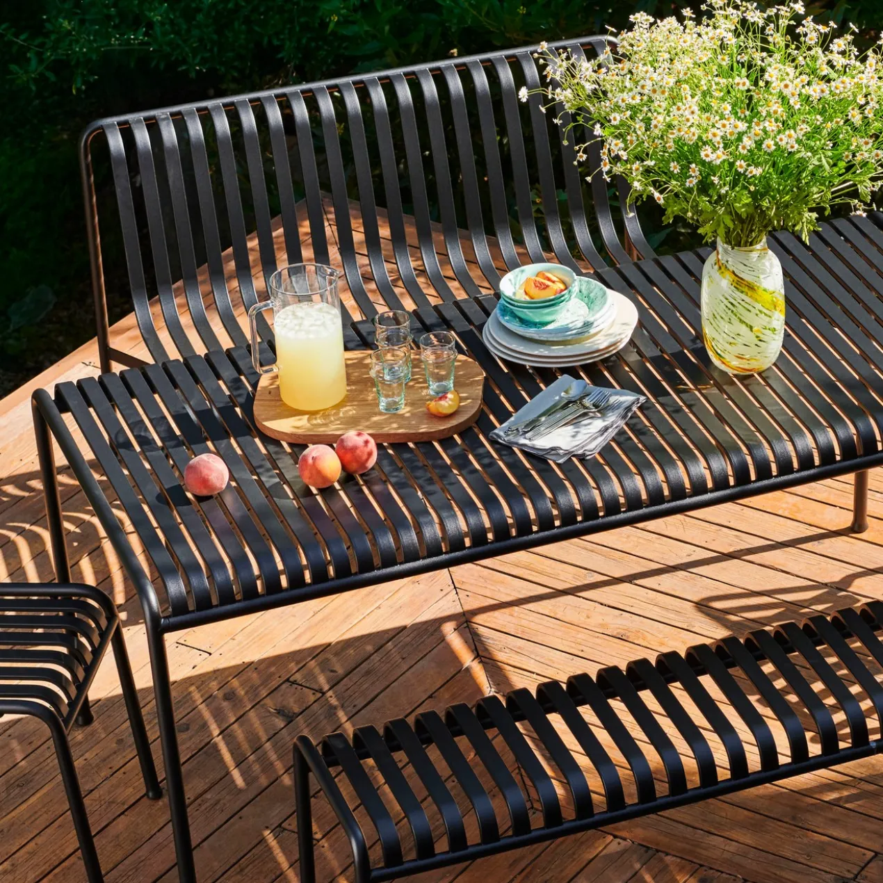 Tuintafel Palissade 170x90 antracite