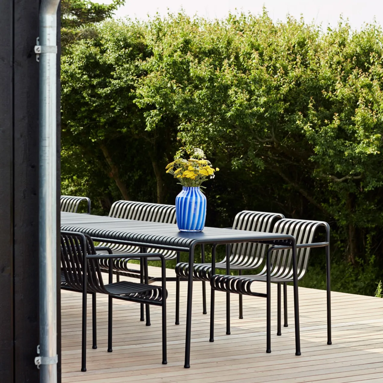 Tuintafel Palissade 170x90 antracite