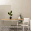 Tuintafel polywood Aaron - 205 x 90 cm Beige