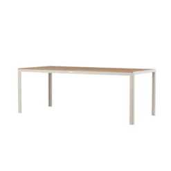 Tuintafel polywood Aaron - 205 x 90 cm Beige