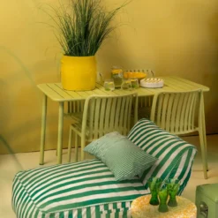 Tuintafel Ruben pistache 140x70x75