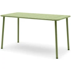 Tuintafel Ruben pistache 140x70x75