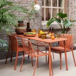 Tuintafel Ruben soft terra 140x70 cm