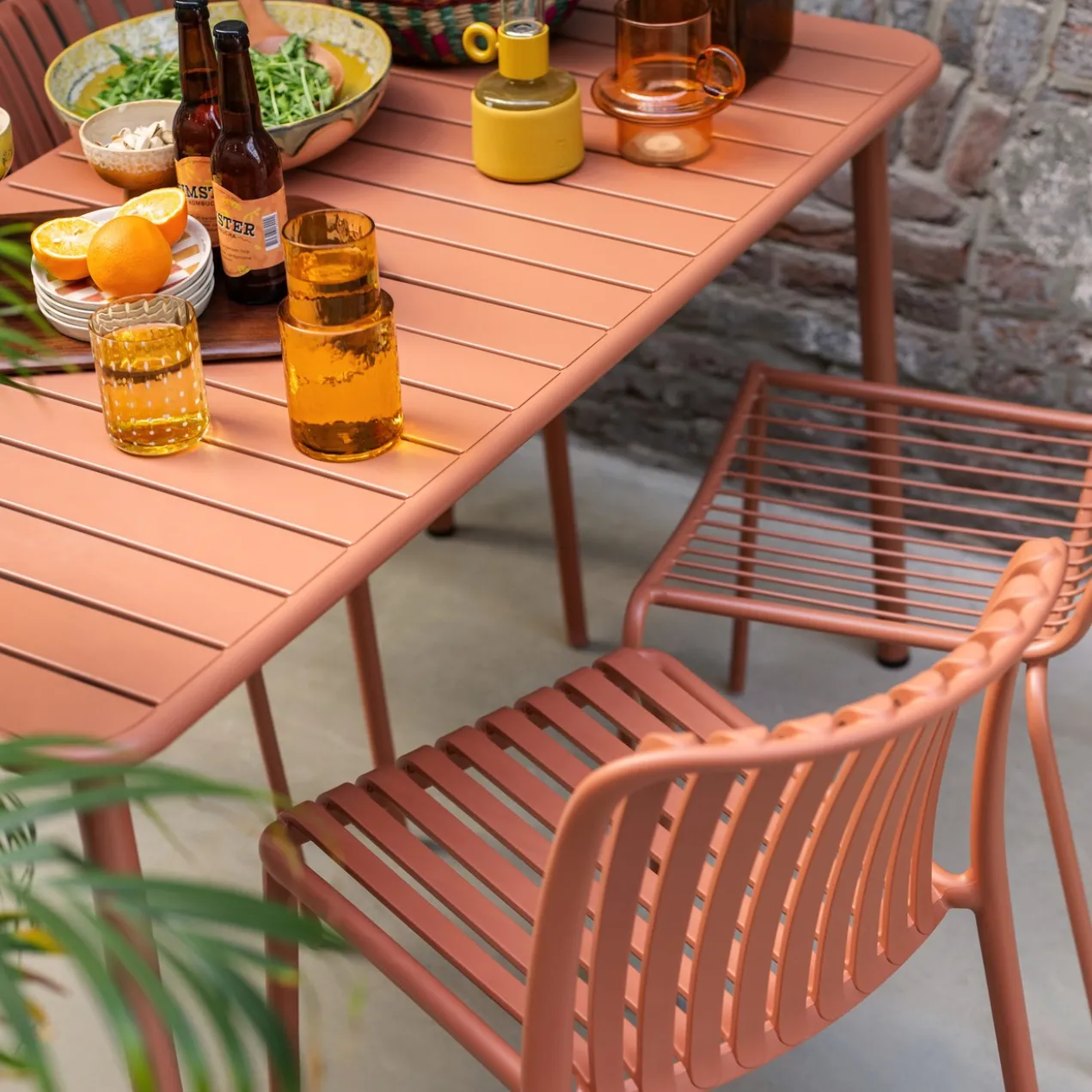 Tuintafel Ruben soft terra 140x70 cm