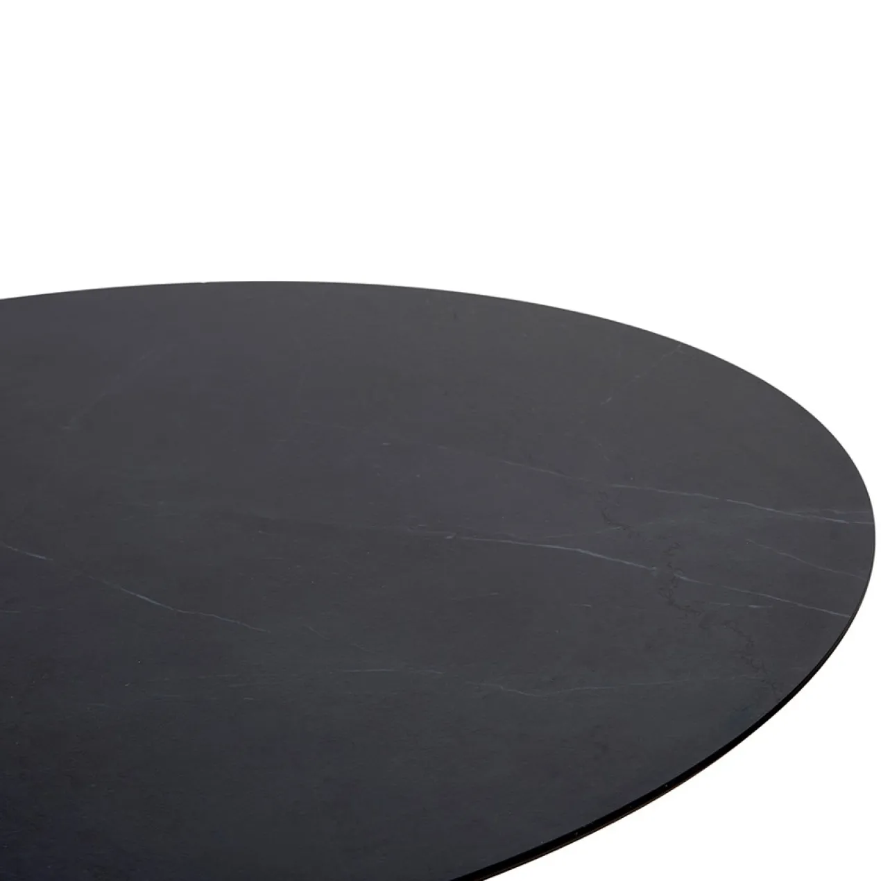 Tuintafel Sieb zwart Ø110 cm