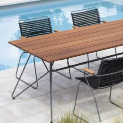Tuintafel Sketch bamboe 220x89 cm