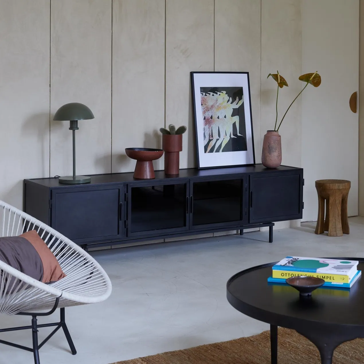 Tv-meubel Brooklyn zwart