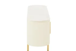 Tv-meubel Clara wit/goud