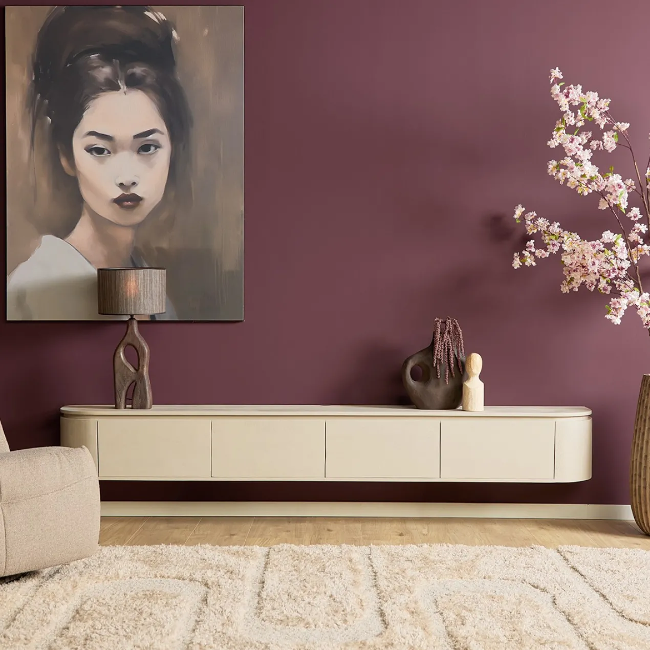 Tv meubel Houdini Witzand 240 cm