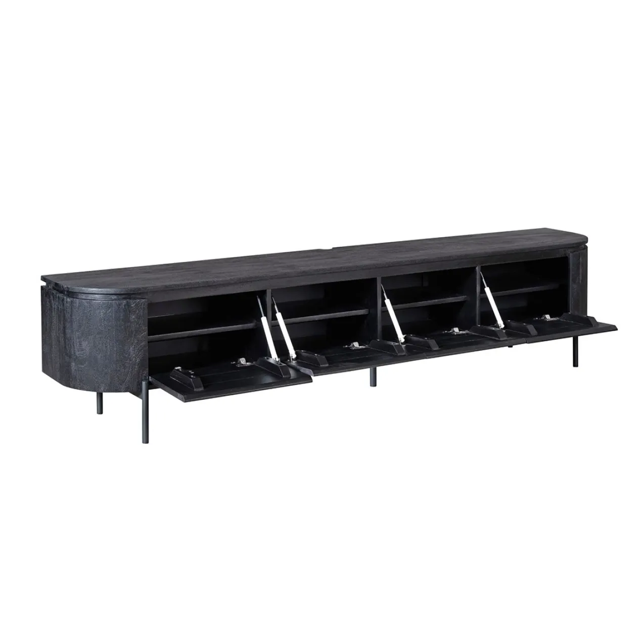 Tv meubel Houdini Zwart 240 cm
