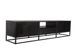 TV Meubel Long Beach Zwart 210cm