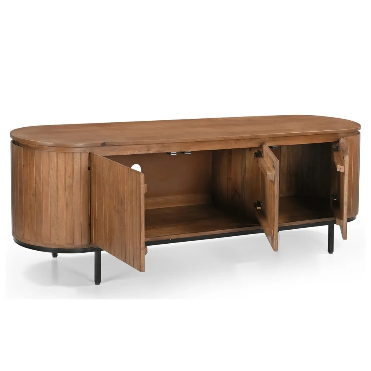 Tv-meubel Nairo naturel staand 170 cm