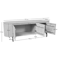 Tv-meubel Sol Witzand 165 cm