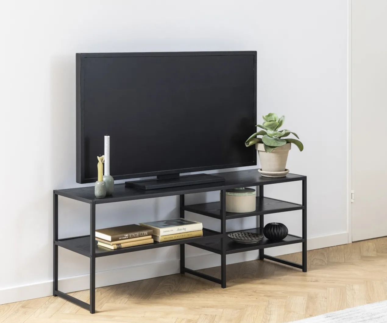Tv meubel Vic hout Zwart