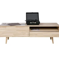 Tygo tv meubel 150 cm eiken met retro poten [fsc]