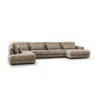 U-Bank Lusaro taupe ottoman links