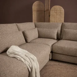 U-Bank Lusaro taupe ottoman links