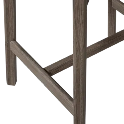Udar barstoel naturel met houten frame bruin [fsc]