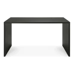 U desk - 140x70 - zwart eiken
