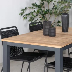 Uitschuifbare tuintafel Arvin Bruin