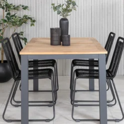 Uitschuifbare tuintafel Arvin Bruin