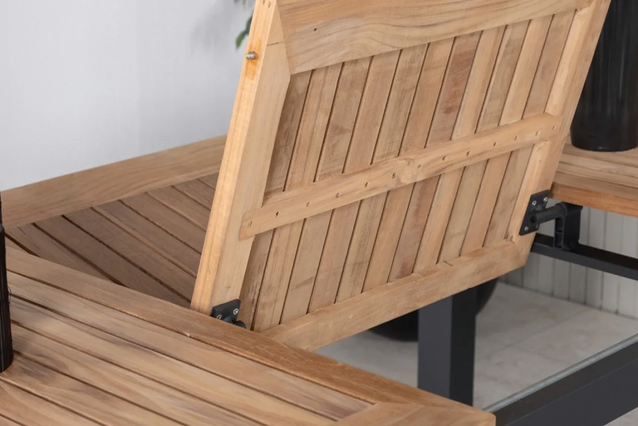 Uitschuifbare tuintafel Arvin Bruin