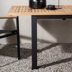 Uitschuifbare tuintafel Arvin Bruin