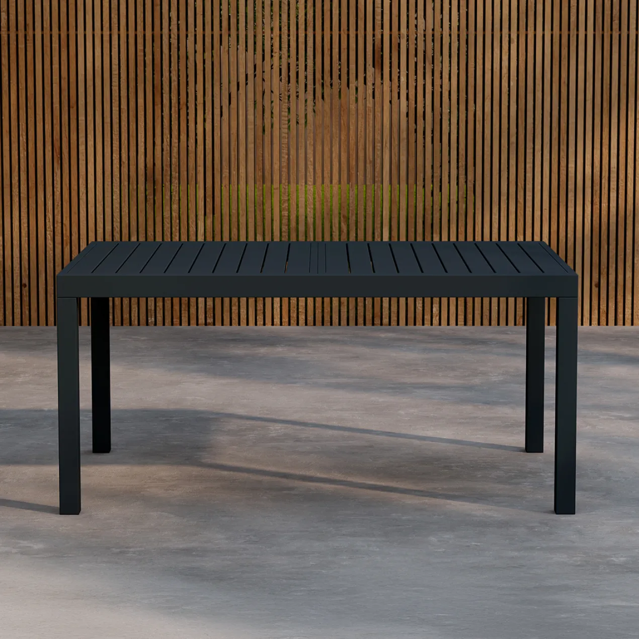 Uitschuifbare tuintafel Grace Zwart