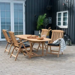 Uitschuifbare tuin tafel Seff Naturel