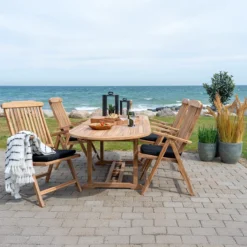 Uitschuifbare tuin tafel Seff Naturel