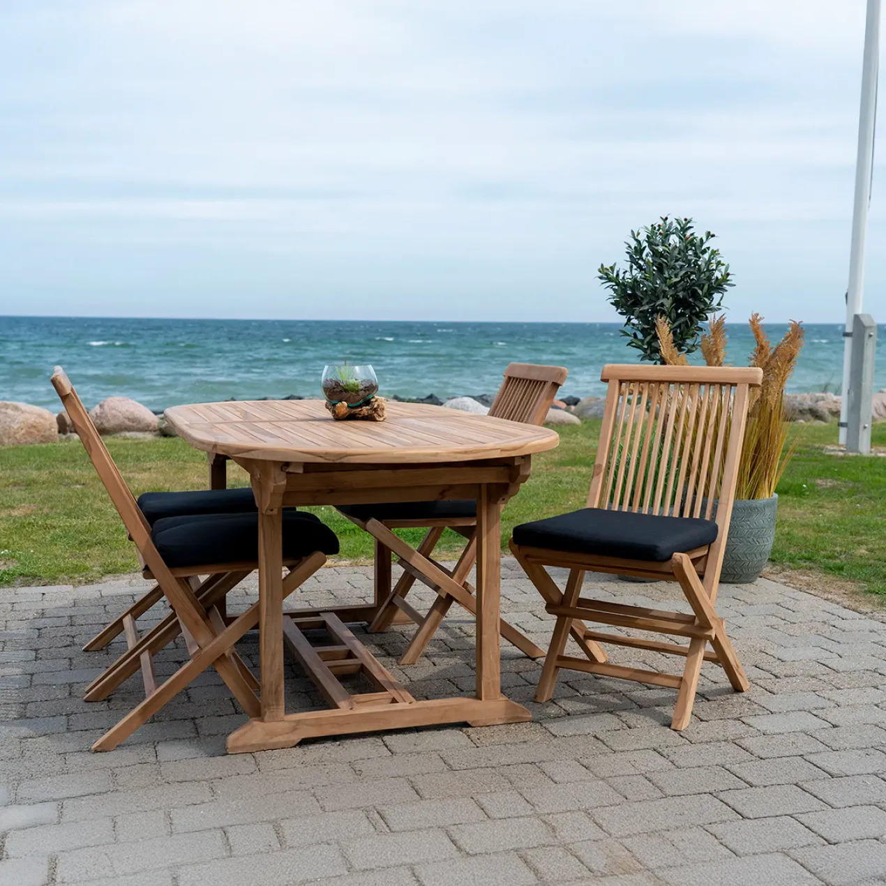 Uitschuifbare tuin tafel Seff Naturel