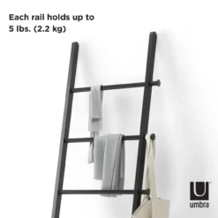 Umbra decoratieve ladder Leana zwart