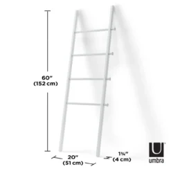 Umbra decoratieve ladder Leana wit