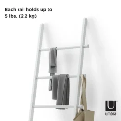 Umbra decoratieve ladder Leana wit