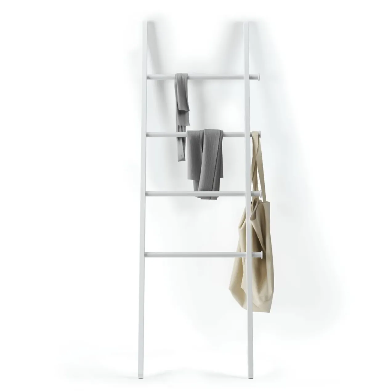 Umbra decoratieve ladder Leana wit