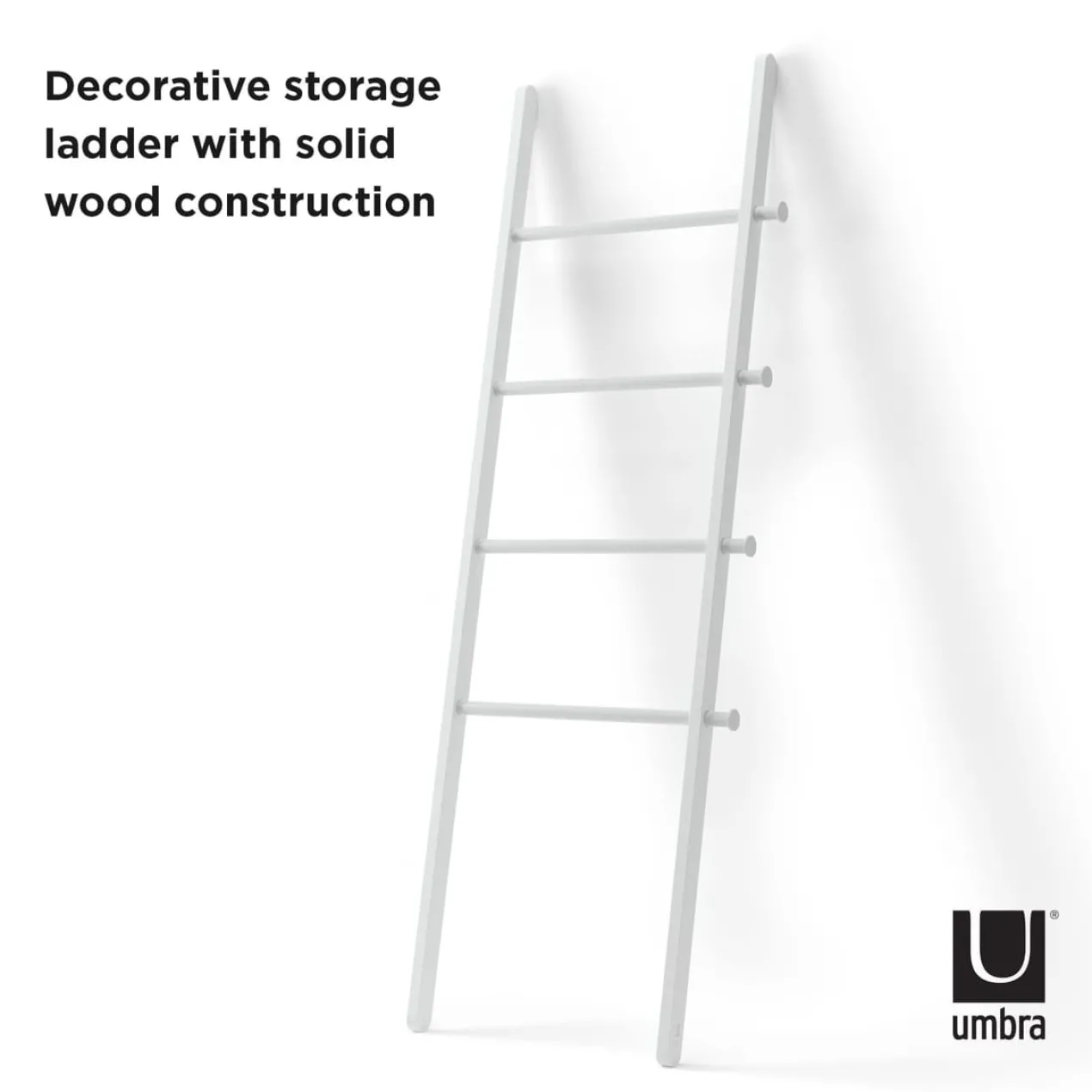 Umbra decoratieve ladder Leana wit