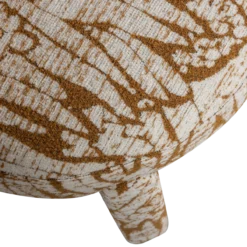 Upke fauteuil met dessin naturel/bruin