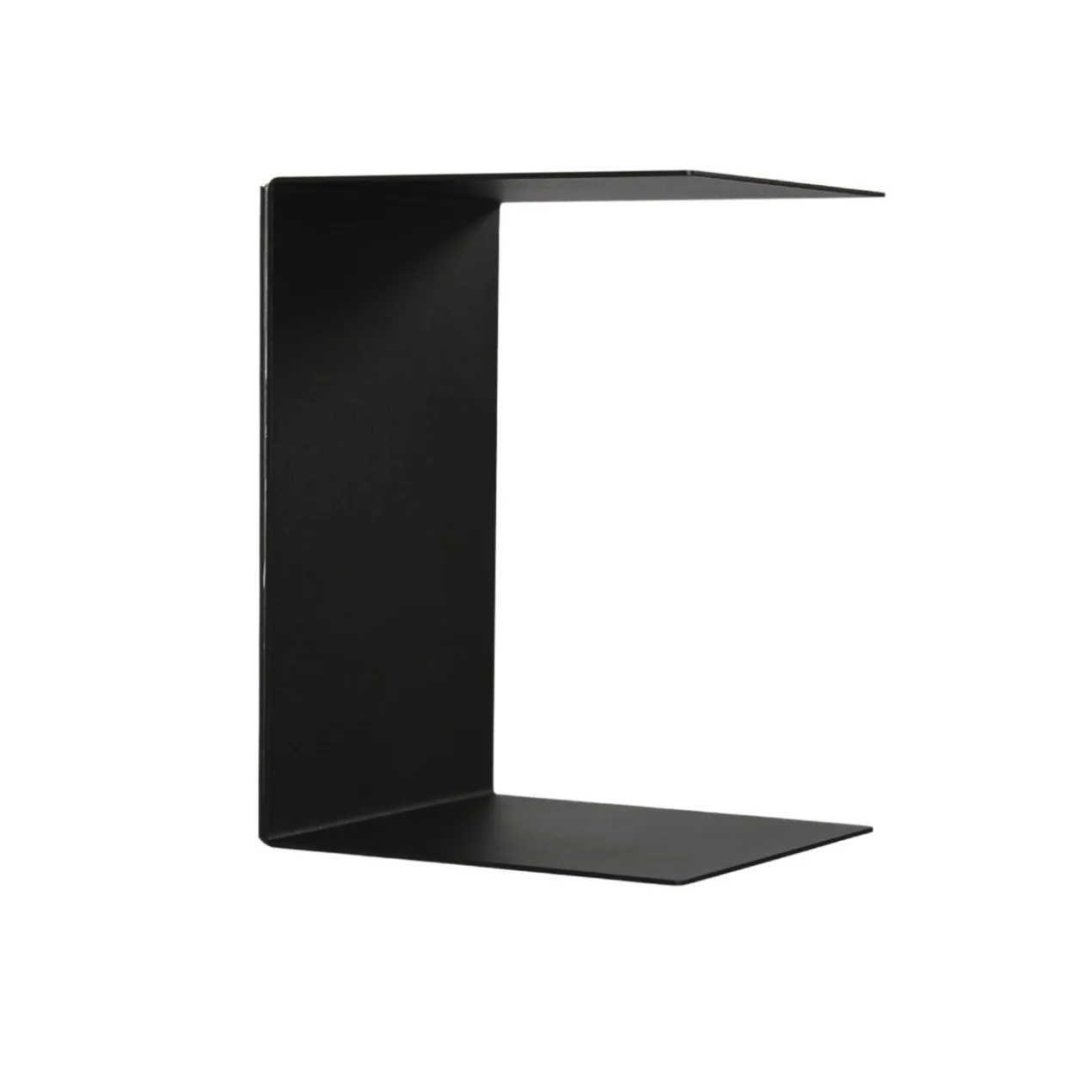 U-wandplank magnetische zwart