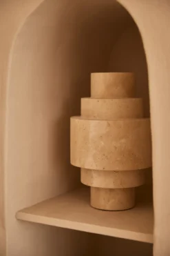 Vaas Agano Travertine L
