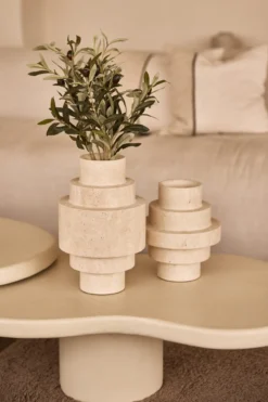 Vaas Agano Travertine L
