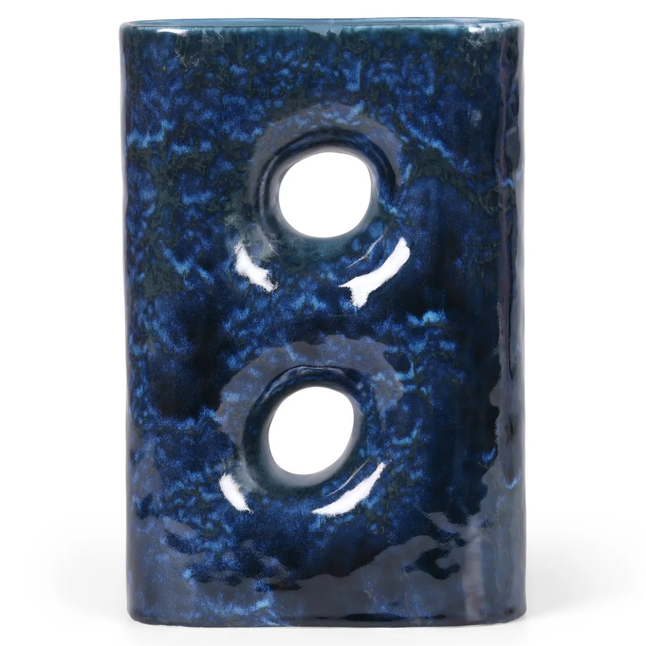 Vaas Azul donkerblauw