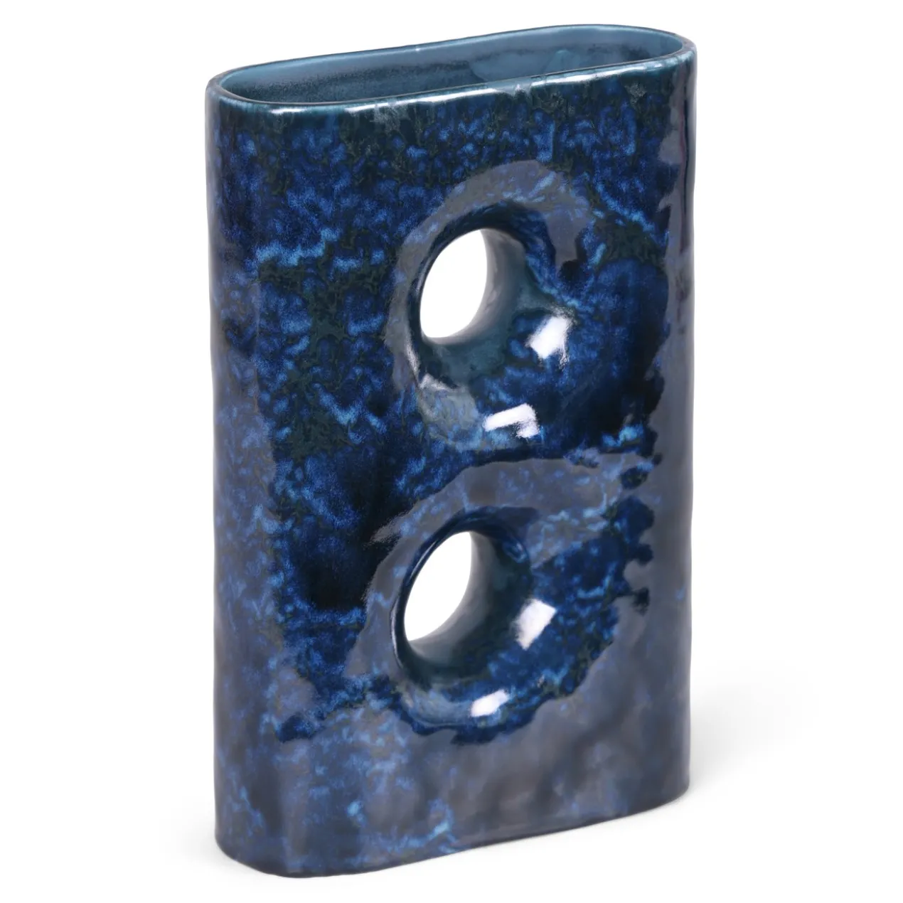 Vaas Azul donkerblauw