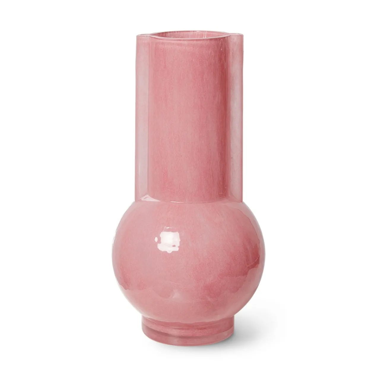 Vaas Glass Flamingo Pink